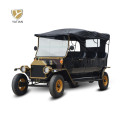 Luxury Design Black Color 8 Seats Electric Classic Vintage Car Made in China